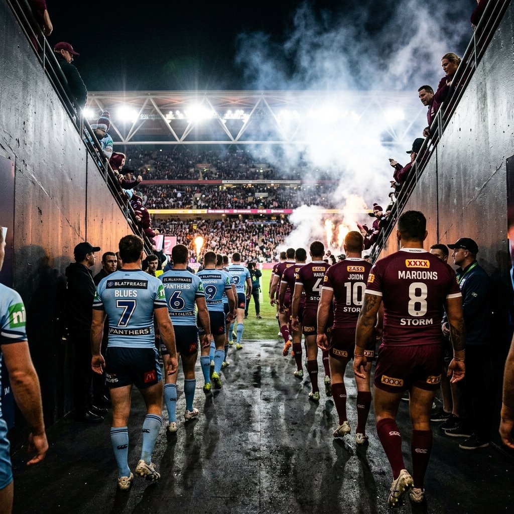 State of Origin packed stadium atmosphere